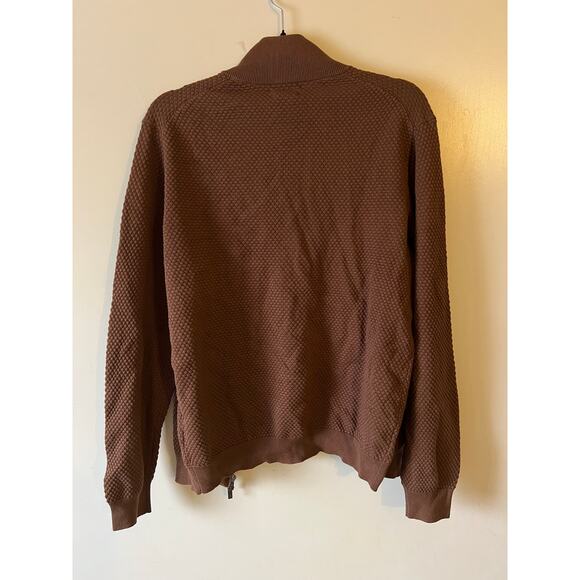 Massimo Dutti Cotton/Cashmere Blend Zip-Up Sweater - Picture 5 of 7